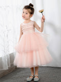 Kids Princess Cute Dresses Birthday Dress Children's Occasion Wear Party Dresses Girls Flower Dresses