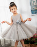Tulle Kids Dresses Girls Princess Cute Dresses Sleeveless Birthday Dress Children's Occasion Wear Party Dresses - dressblee