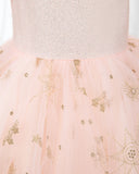 Pink Sleeveless Girls Princess Dresses Birthday Dress Party Dress Children's Occasion Wear - dressblee