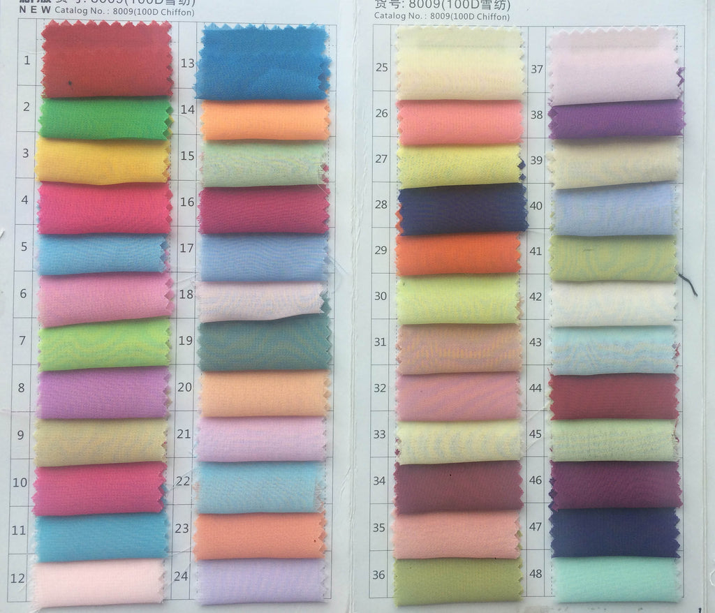 Color Swatch for Chiffon - dressblee