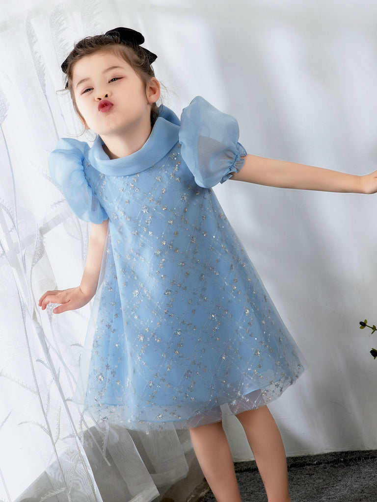 Bow Tie Kids Little Girls' Dress Birthday Dress Princess Cute Dresses  Children's Occasion Wear Party Dresses - dressblee