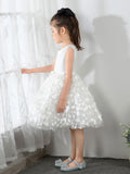 Kids Little Flower Girls' Princess Cute Dresses  Children's Occasion Wear Party Dresses Birthday Dress - dressblee