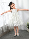 Little Flower Girls' Princess Cute Dresses  Children's Occasion Wear Party Dresses Birthday Dress Flower Girls Dresses - dressblee