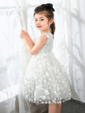 Little Flower Girls' Princess Cute Dresses  Children's Occasion Wear Party Dresses Birthday Dress Flower Girls Dresses - dressblee