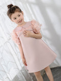 Kids Princess Cute Dresses Birthday Dress Children's Occasion Wear Party Dresses - dressblee