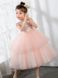 Kids Princess Cute Dresses Birthday Dress Children's Occasion Wear Party Dresses Girls Flower Dresses - dressblee