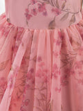 Kids Princess Cute Dresses Short Sleeves Birthday Dress Children's Occasion Wear Party Dresses Flower Girl Dresses - dressblee