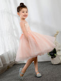 Kids Princess Cute Dresses Sleeveless Birthday Dress Children's Occasion Wear Party Dresses Flower Girl Dresses - dressblee