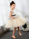 Fashion Kids Girls Princess Cute Dresses Sleeveless Birthday Dress Children's Occasion Wear Party Dresses Flower Girl Dresses - dressblee