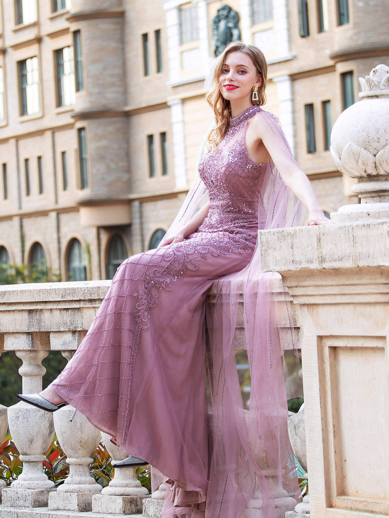 Mermaid Luxurious Sexy Fashion Formal Evening Dress Sleeveless dressblee Mermaid Luxurious Sexy Fashion Formal Evening Dress Sleeveless dressblee