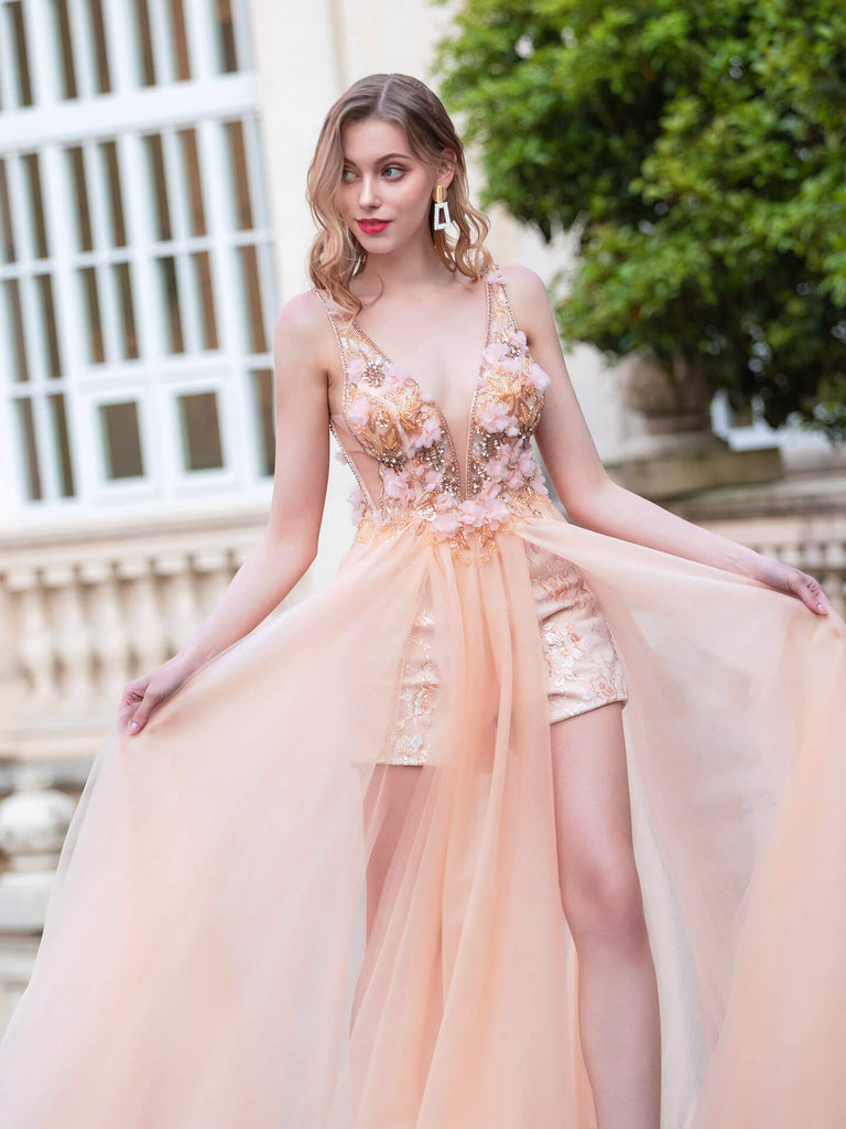 A-line Fashion Luxurious Sexy Formal Evening Dresses Prom Dresses dressblee A-line Fashion Luxurious Sexy Formal Evening Dresses Prom Dresses dressblee