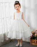 Flower Girl Dresses Girls Princess Cute Dresses Sleeveless Birthday Dress Party Dresses Kids Dresses Boutique - dressblee