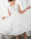 Flower Girl Dresses Girls Princess Cute Dresses Sleeveless Birthday Dress Party Dresses Kids Dresses Boutique - dressblee