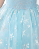 Light Blue Tulle Girls Princess Cute Dresses Birthday Dress Party Dresses Kids Dresses Boutique - dressblee
