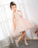 Pink Sleeveless Girls Princess Dresses Birthday Dress Party Dress Children's Occasion Wear