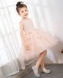 Pink Sleeveless Girls Princess Dresses Birthday Dress Party Dress Children's Occasion Wear - dressblee