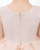 Pink Sleeveless Girls Princess Dresses Birthday Dress Party Dress Children's Occasion Wear - dressblee