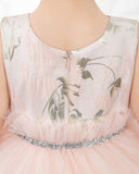 Pink Tulle Sleeveless Girls Princess Dresses Birthday Dress Children's Occasion Wear Party Dresses - dressblee