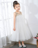 Sleeveless Flower Girl Dresses Girls Princess Dresses Children's Occasion Wear Party Dresses Birthday Dresses - dressblee