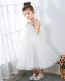 Sleeveless Flower Girl Dresses Girls Princess Dresses Children's Occasion Wear Party Dresses Birthday Dresses - dressblee