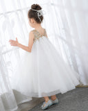 Sleeveless Flower Girl Dresses Girls Princess Dresses Children's Occasion Wear Party Dresses Birthday Dresses - dressblee