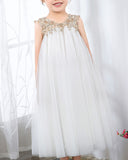 Sleeveless Flower Girl Dresses Girls Princess Dresses Children's Occasion Wear Party Dresses Birthday Dresses - dressblee