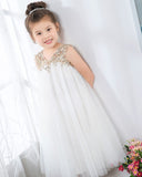 Sleeveless Flower Girl Dresses Girls Princess Dresses Children's Occasion Wear Party Dresses Birthday Dresses - dressblee
