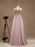 Ball Gown Light Purple Tulle Bridesmaid dress