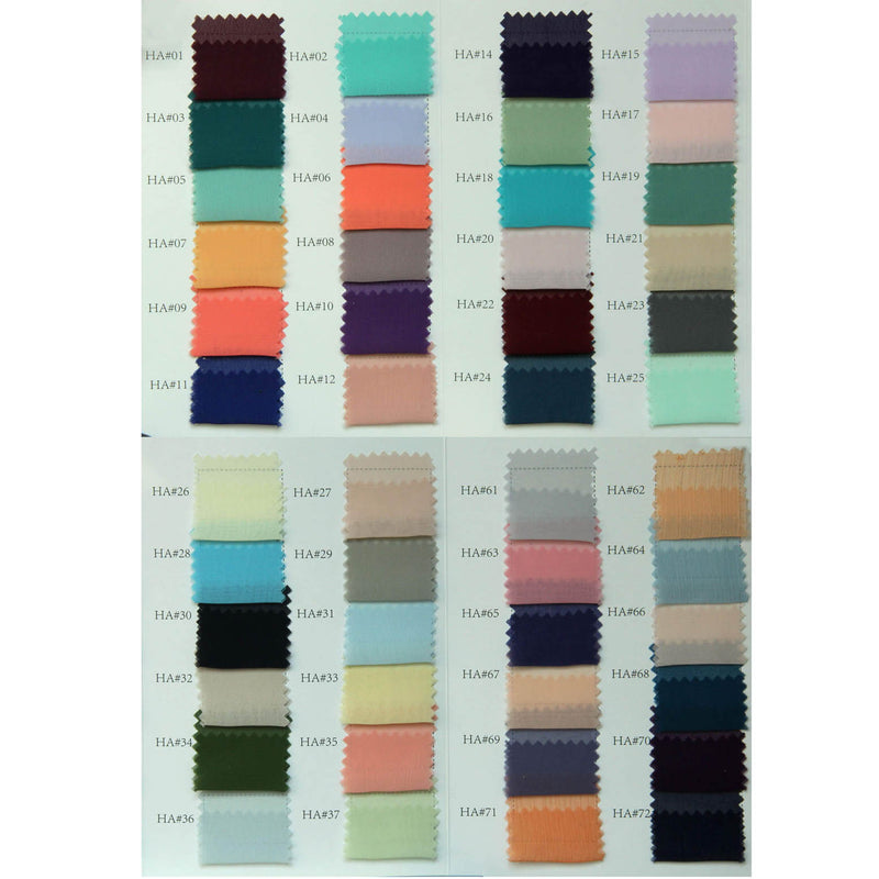 Color Swatch for Chiffon - dressblee