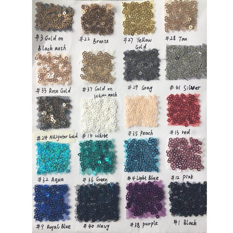 Color Swatch for sequins - dressblee
