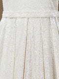 Sheath / Column Sweetheart Floor Length Sequins Bridesmaid Dress with Pleats
