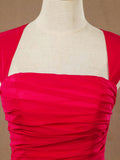 Mermaid / Trumpet Straps Formal Floor Length Chiffon Evening Dress with Ruching