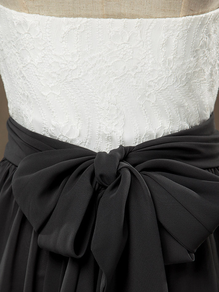 Lace Chiffon Mix And Match Multiple Color Bridesmaid Dress