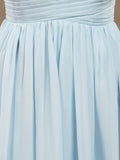 A-Line V-neck Halter Chiffon Floor Length Prom Formal Party Evening Dress