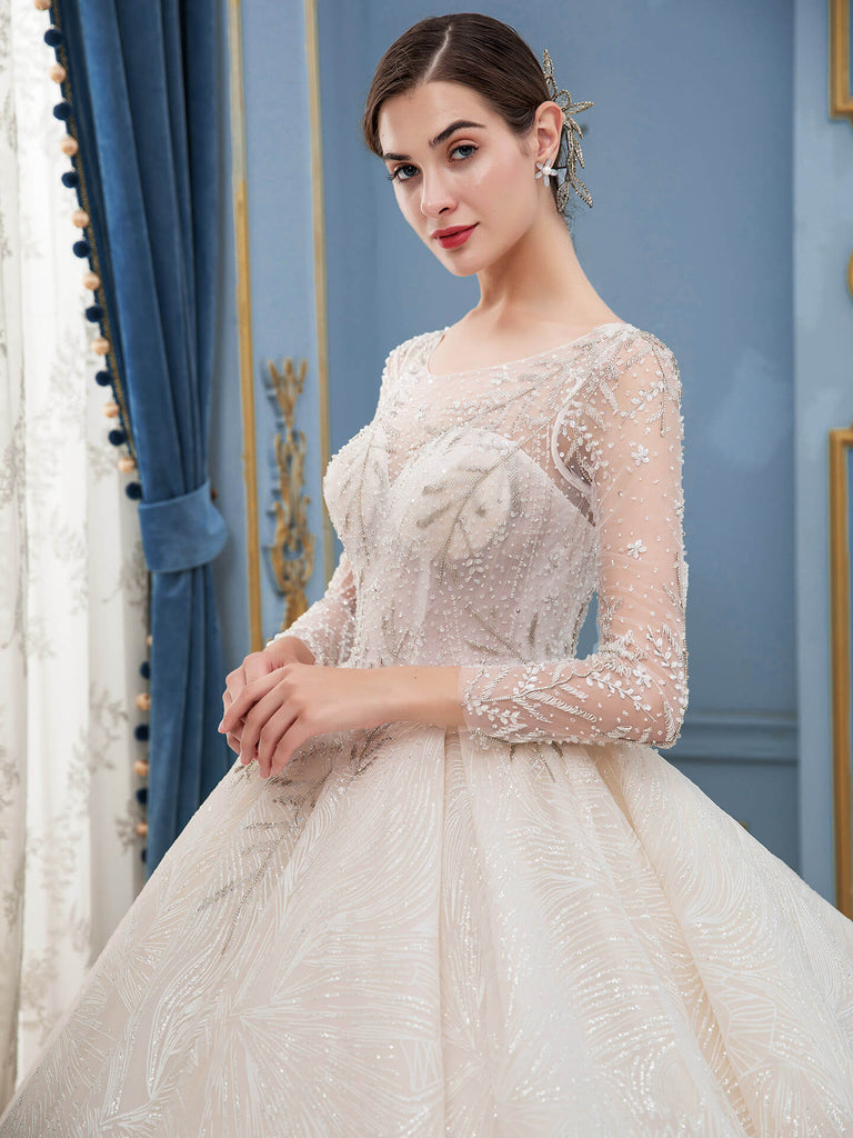 princess white wedding dresses ball gown v neck sleeveless lace appliq –  inspirationalbridal