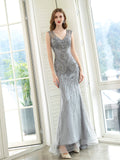 Mermaid / Trumpet Luxurious Glittering Fairy Sexy Formal Evening Dresses Sleeveless