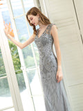 Mermaid / Trumpet Luxurious Glittering Fairy Sexy Formal Evening Dresses Sleeveless