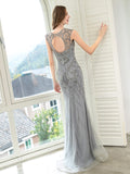 Mermaid / Trumpet Luxurious Glittering Fairy Sexy Formal Evening Dresses Sleeveless