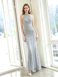 Mermaid / Trumpet Luxurious Glittering Fairy Sexy Formal Evening Dresses Sleeveless Floor Length