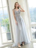 Mermaid / Trumpet Luxurious Glittering Fairy Sexy Formal Evening Dresses Cap Sleeves Floor Length